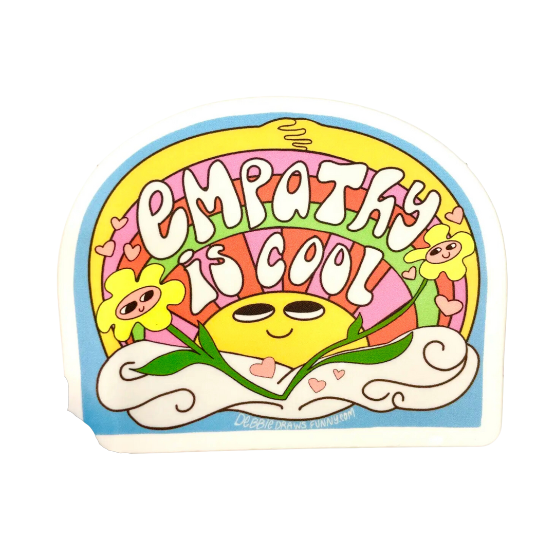 Empathy Is Cool Vinyl Sticker