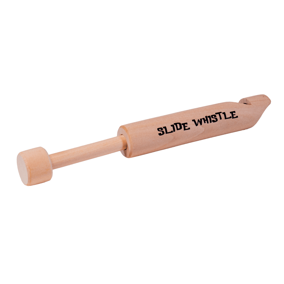 Neato! Wooden Slide Whistle, 6.5" Sealed Musical Toy, Retro