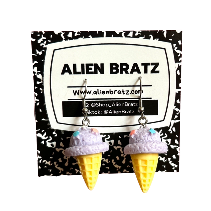 Ice Cream Cone Earrings