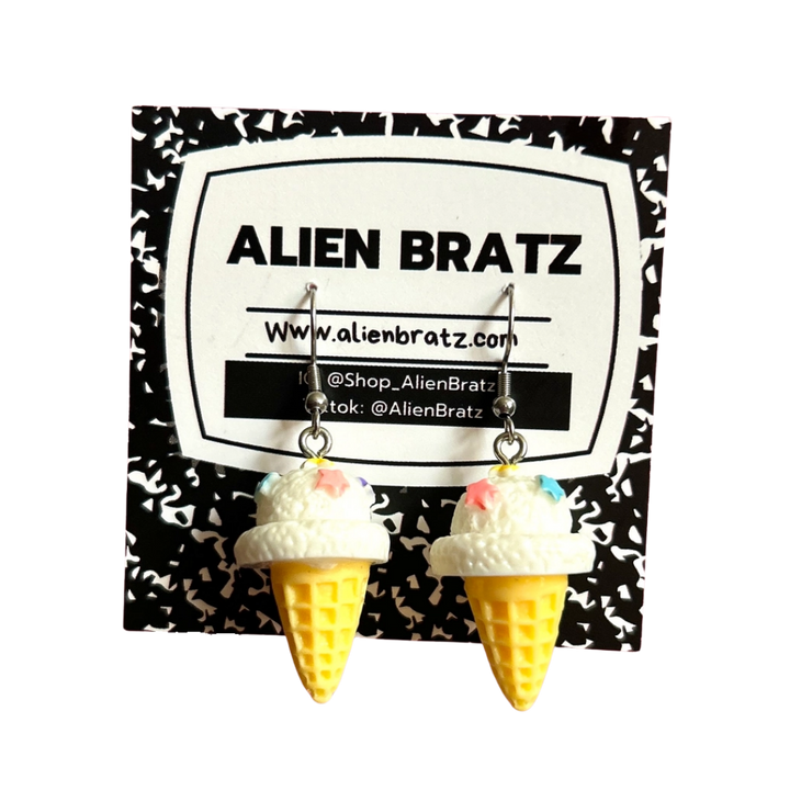 Ice Cream Cone Earrings