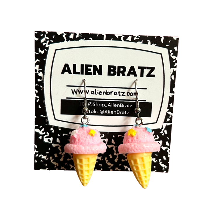 Ice Cream Cone Earrings