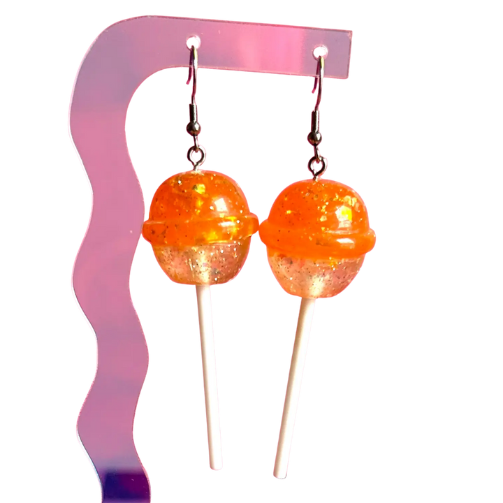 Round Lollipop Earrings
