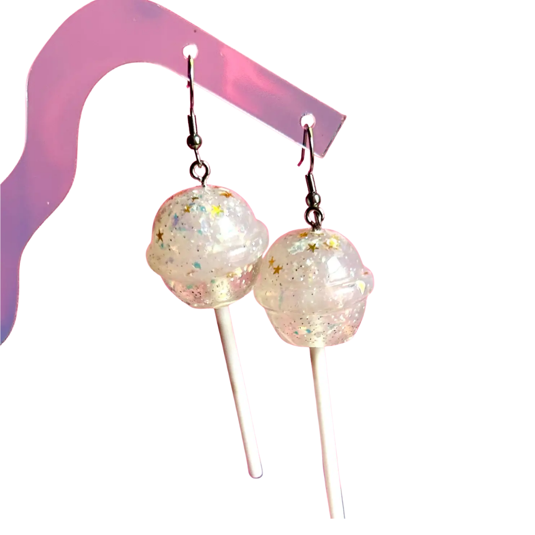 Round Lollipop Earrings