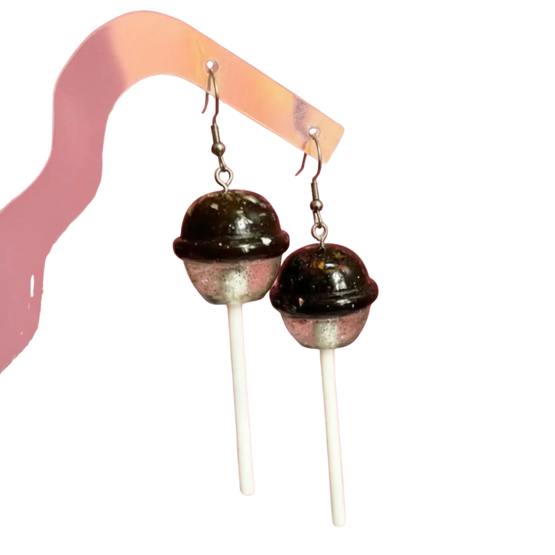 Round Lollipop Earrings