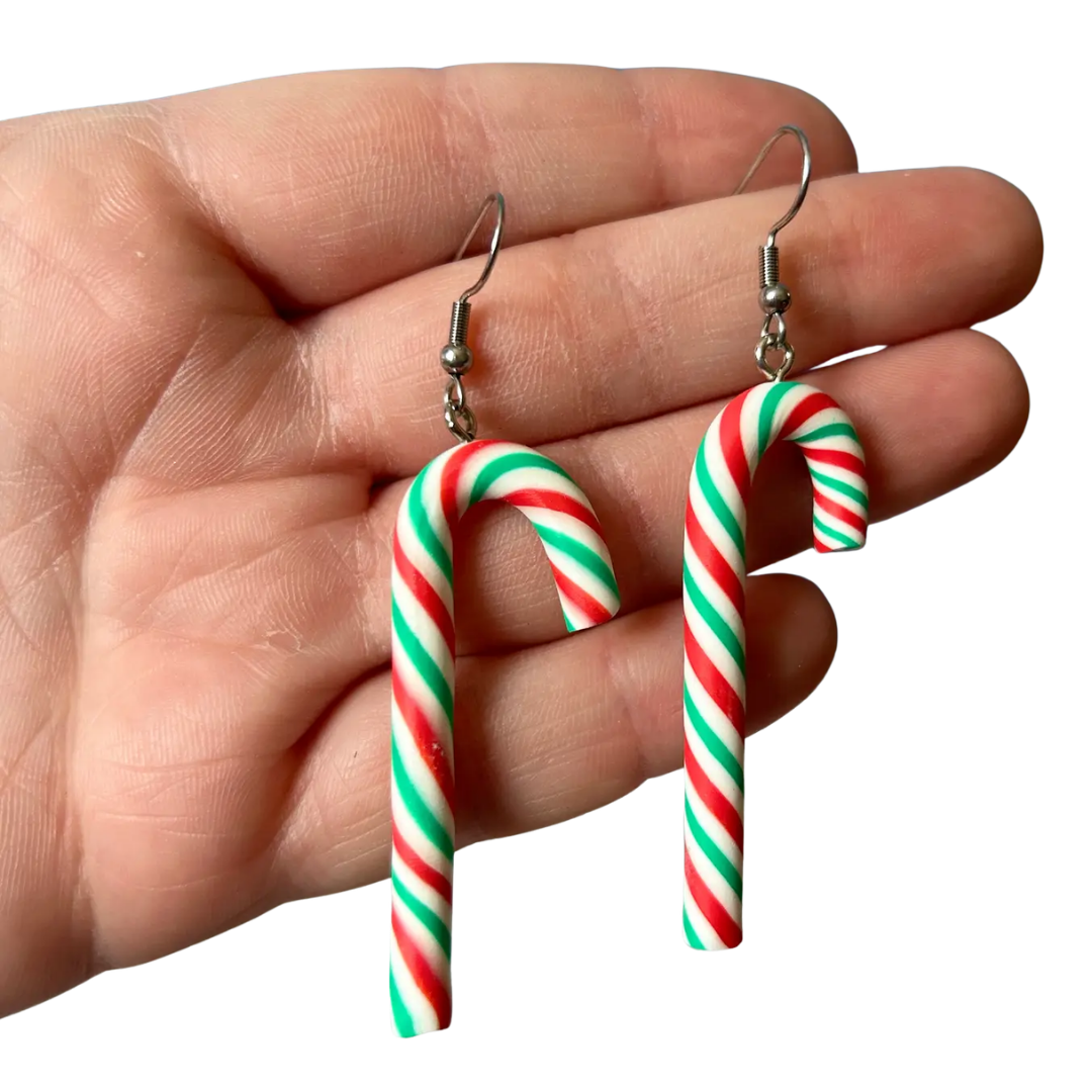 Candy Cane Earrings