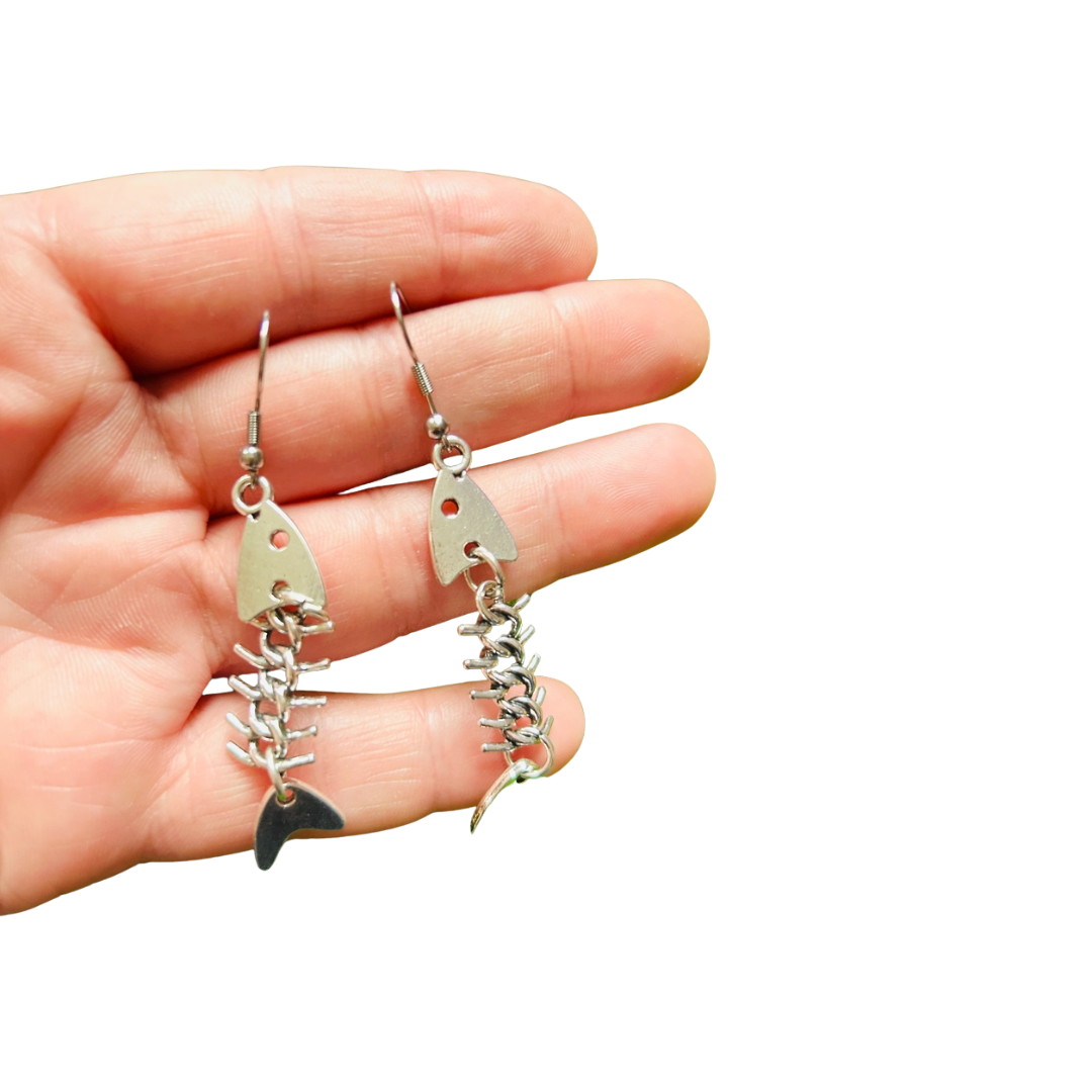 Fish Bone Earrings