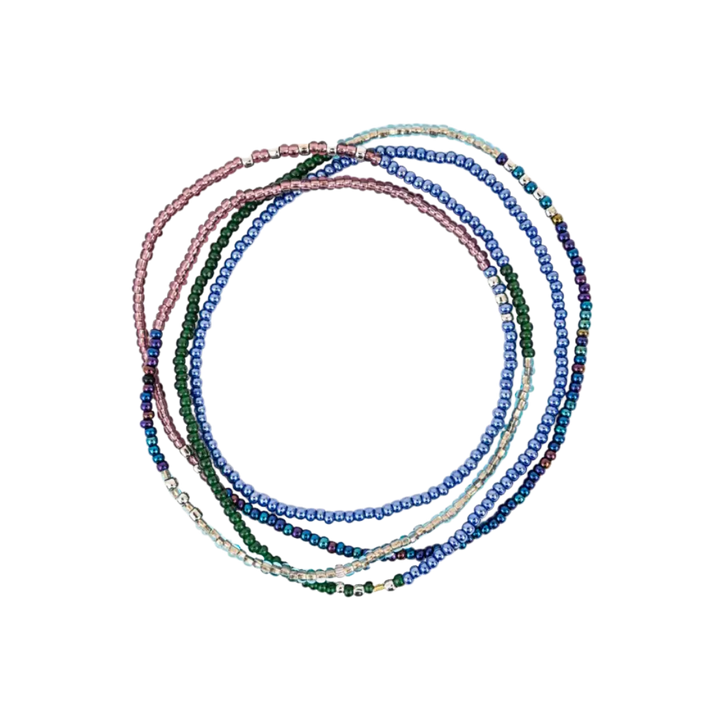 Beaded Stretch Necklace / Wrap Bracelet