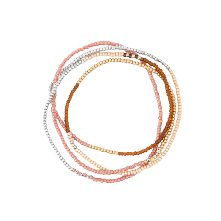 Beaded Stretch Necklace / Wrap Bracelet