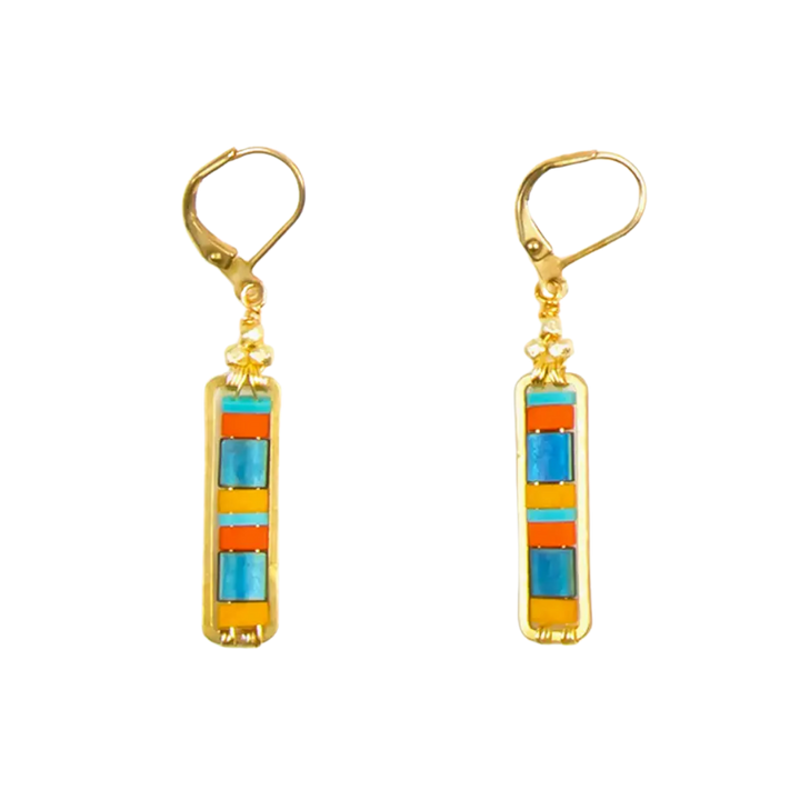 Miyuke Colorblock Dangle Earrings