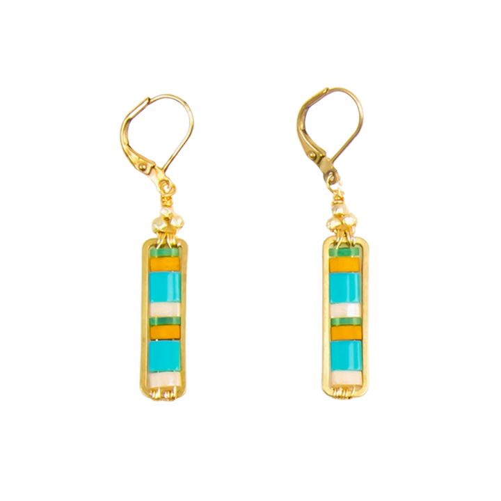 Miyuke Colorblock Dangle Earrings