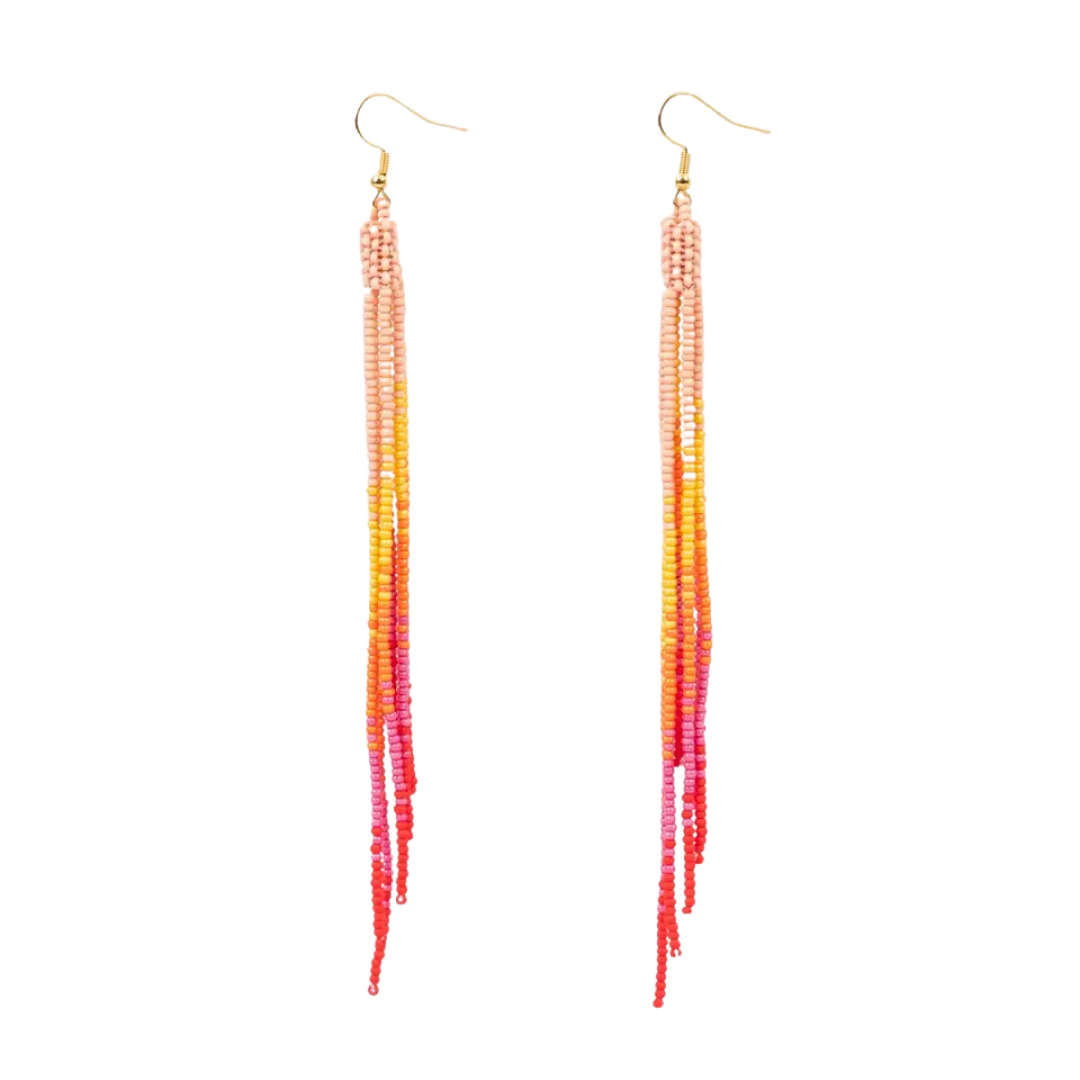 Ombre Fringe Duster Earrings