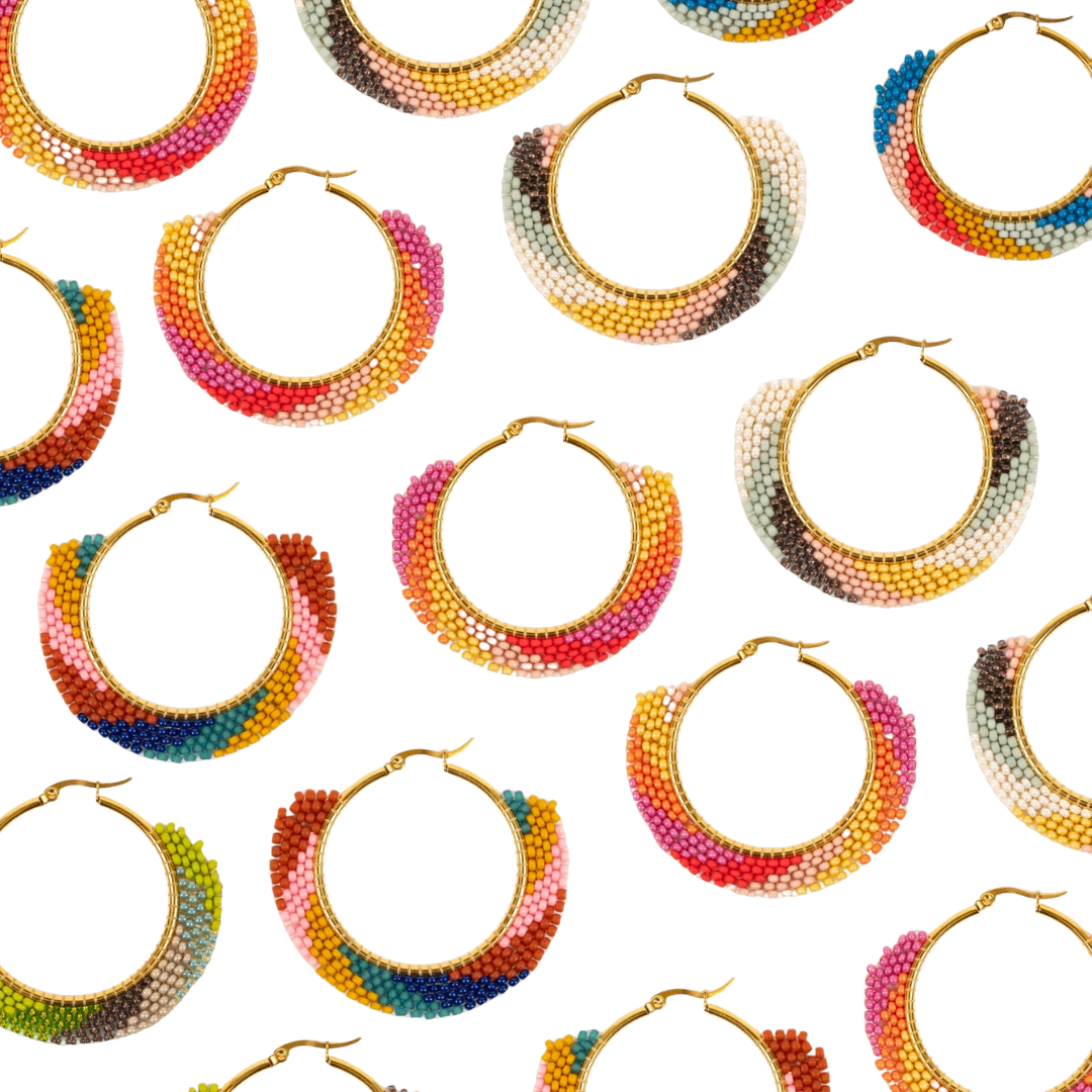 Swirl Hoop Earrings