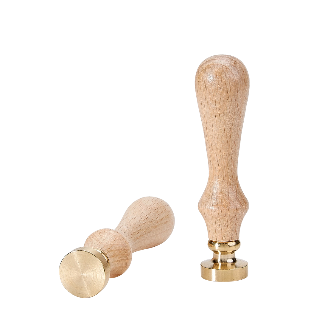 Classic Wood Handles for Wax Seal Stamps — Natural or Rosewood