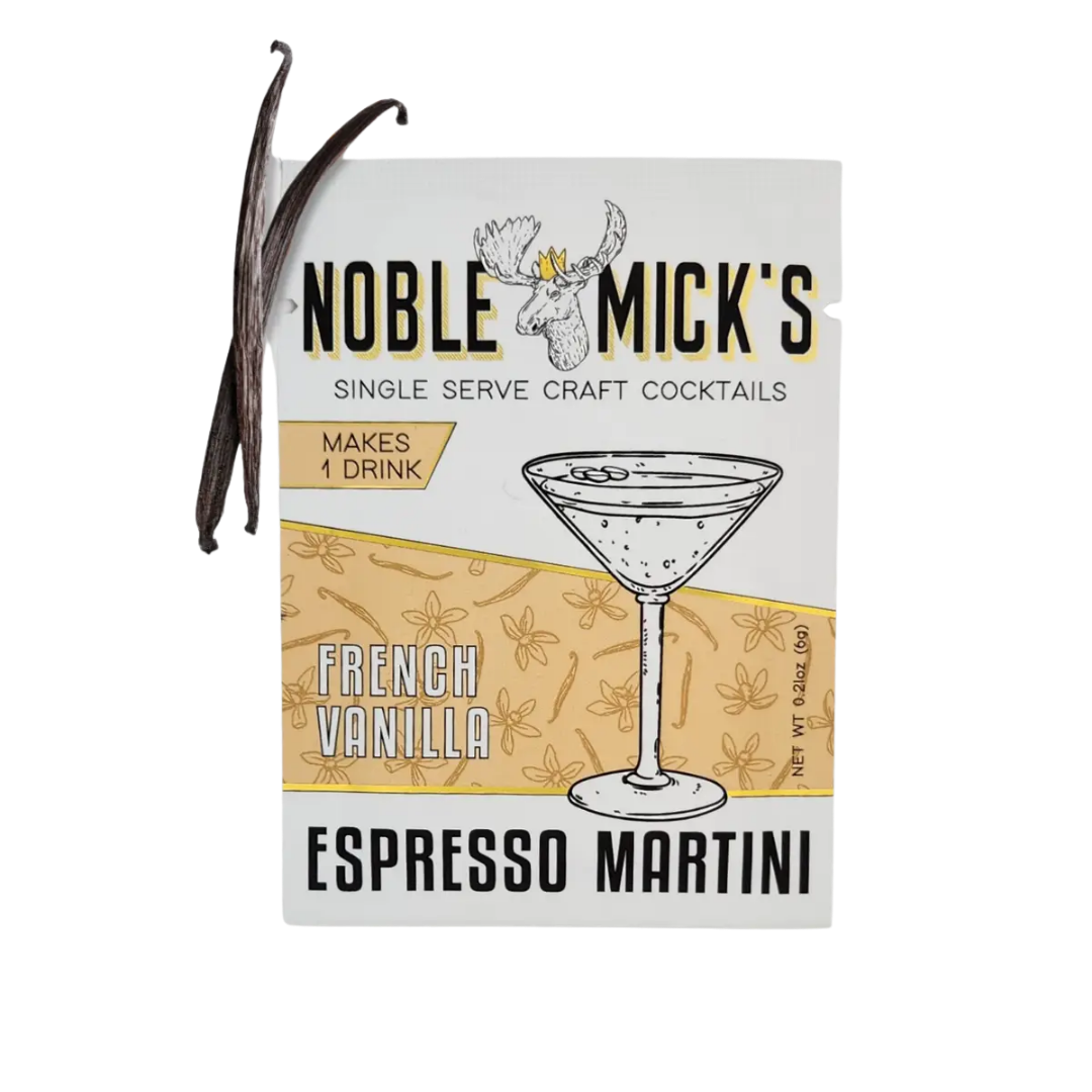 French Vanilla Espresso Martini Single Serve Craft Cocktail