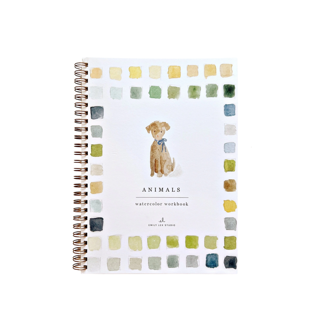 Animals Watercolor Workbook