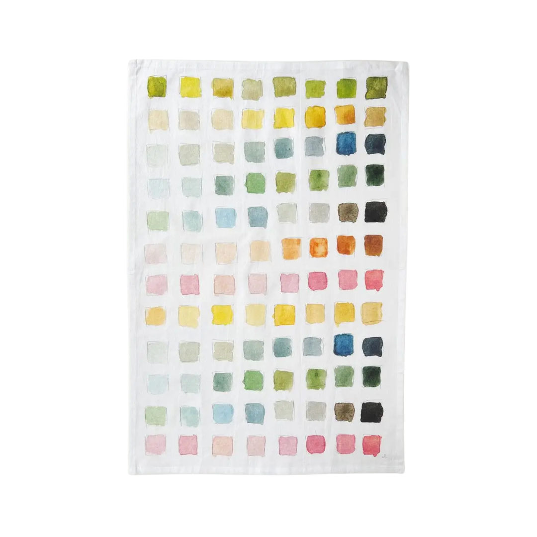 Paint Swatch Tea Towel