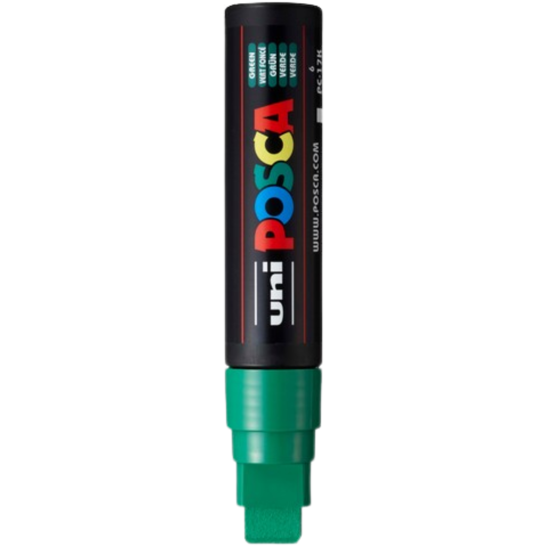 POSCA PC-17K Acrylic Paint Marker – Extra-Broad Chisel Tip - Green