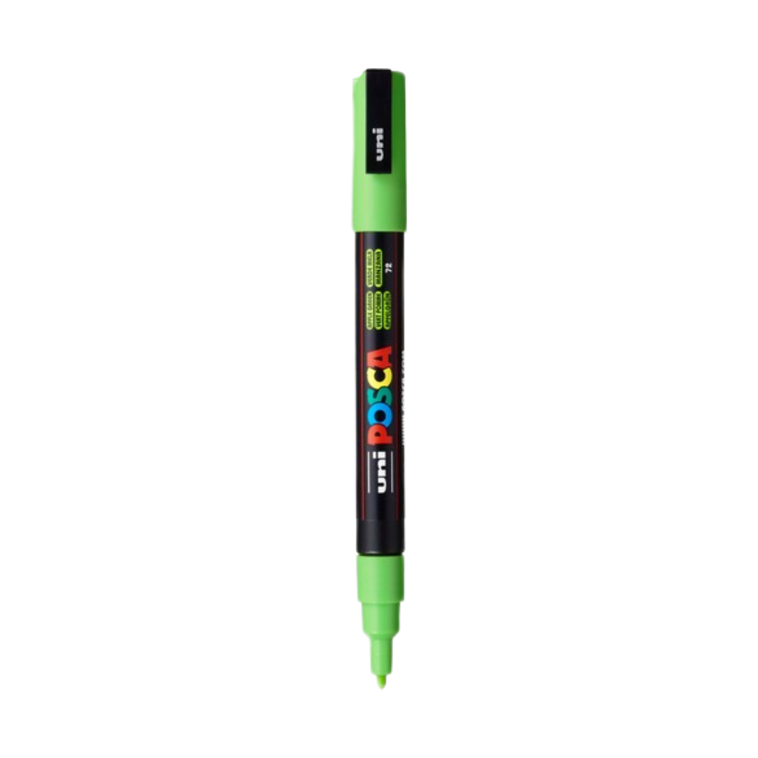 POSCA PC-3M Acrylic Paint Marker – Fine Bullet Tip Apple Green