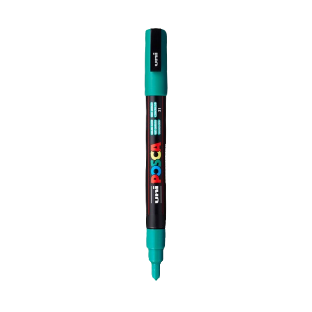 Posca PC-3M Paint Marker Fine Bullet Tip - Emerald Green