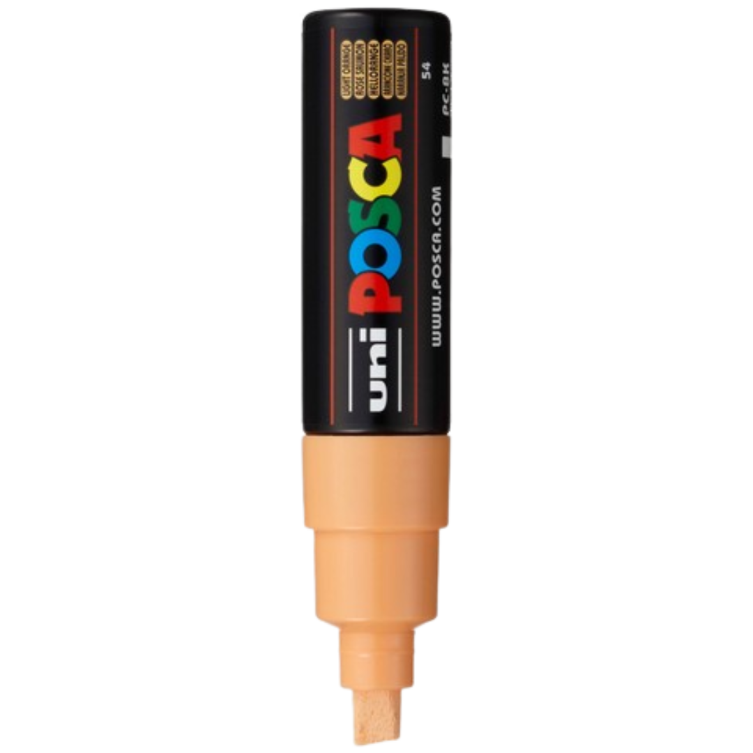 Posca PC-8K Paint Marker Broad Chisel Tip - Light Orange