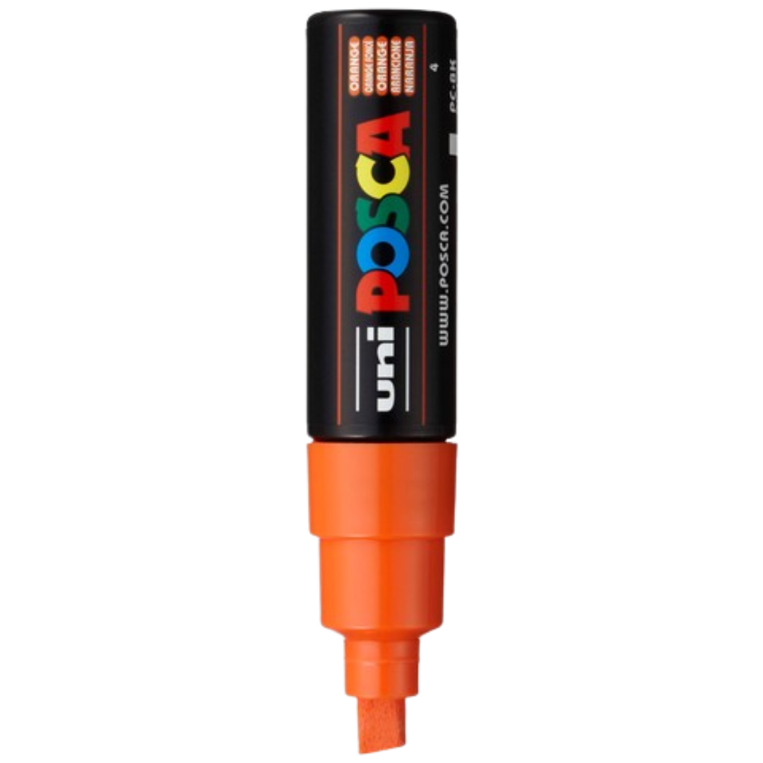 Posca PC-8K Paint Marker Broad Chisel Tip - Orange