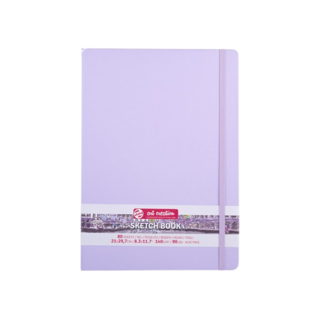 Talens Art Creation Sketchbook —  Pastel Violet, 8.27 × 11.69 in
