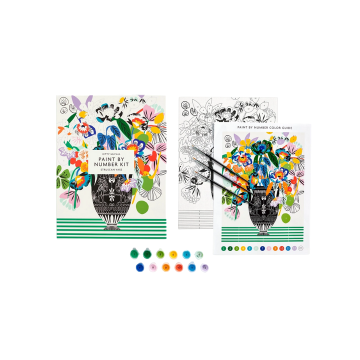 Kitty Mccall Etruscan Vase 9x12" Paint By Number Kit