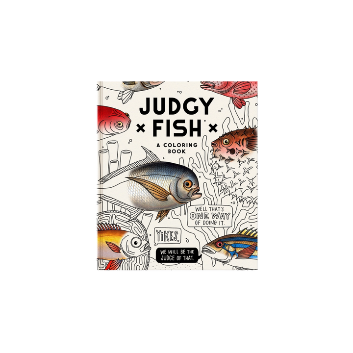 Brass Monkey Judgy Fish Coloring Book