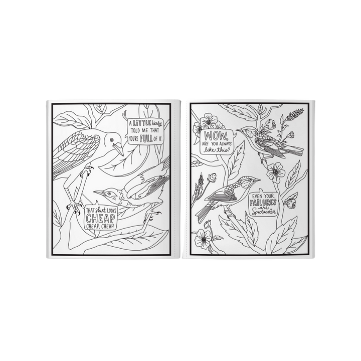 Brass Monkey Salty Birds Coloring Book