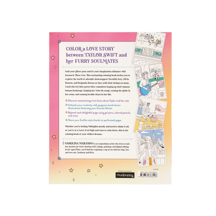 Karma is Three Cats Coloring Book