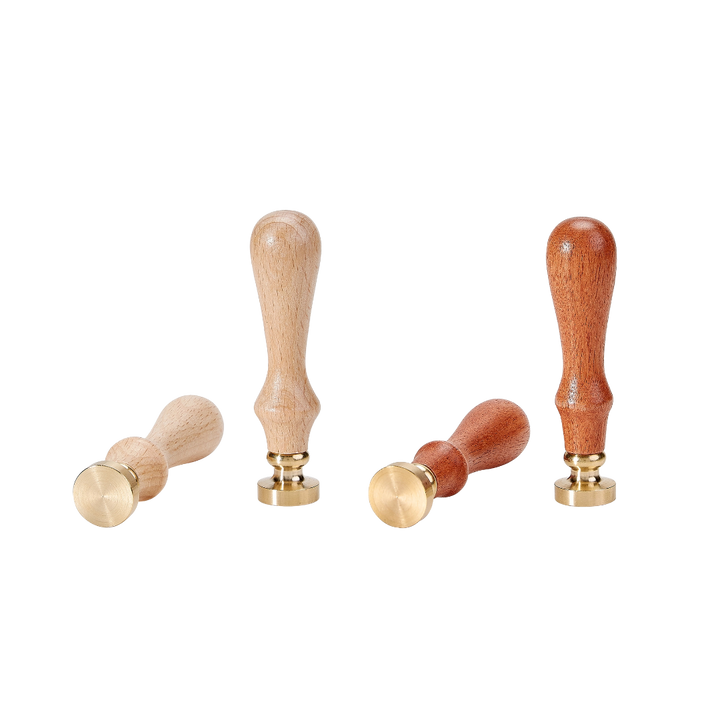 Classic Wood Handles for Wax Seal Stamps — Natural or Rosewood