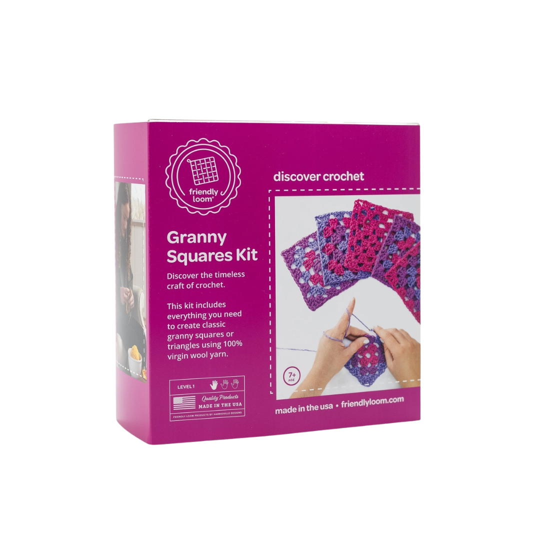 Granny Square Crochet Kit