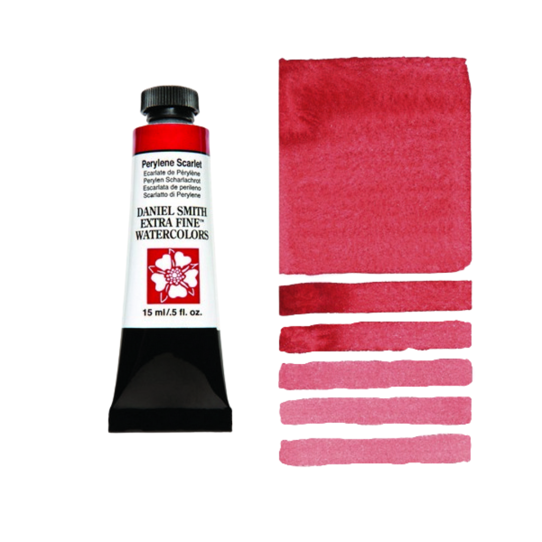 Daniel Smith Extra Fine Watercolor — Perylene Scarlet (15 ml)