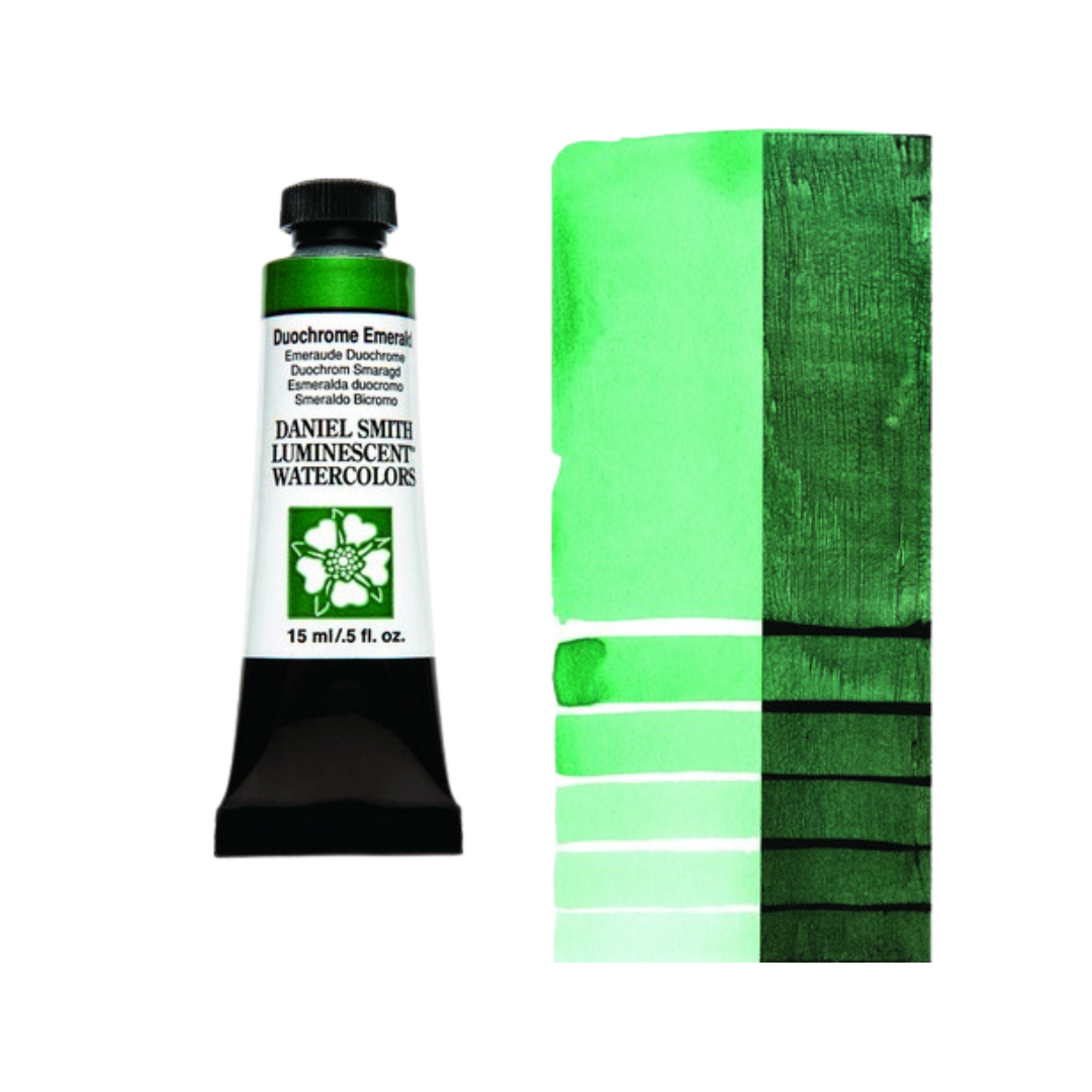 Daniel Smith Extra Fine Watercolor — Duochrome Emerald LM (15ml)