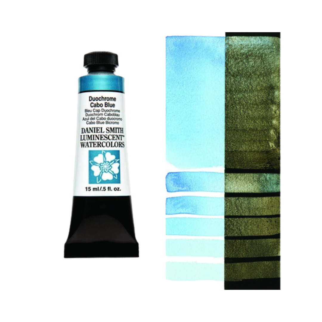 Daniel Smith Extra Fine Watercolor — Duochrome Cabo Blue LM (15ml)