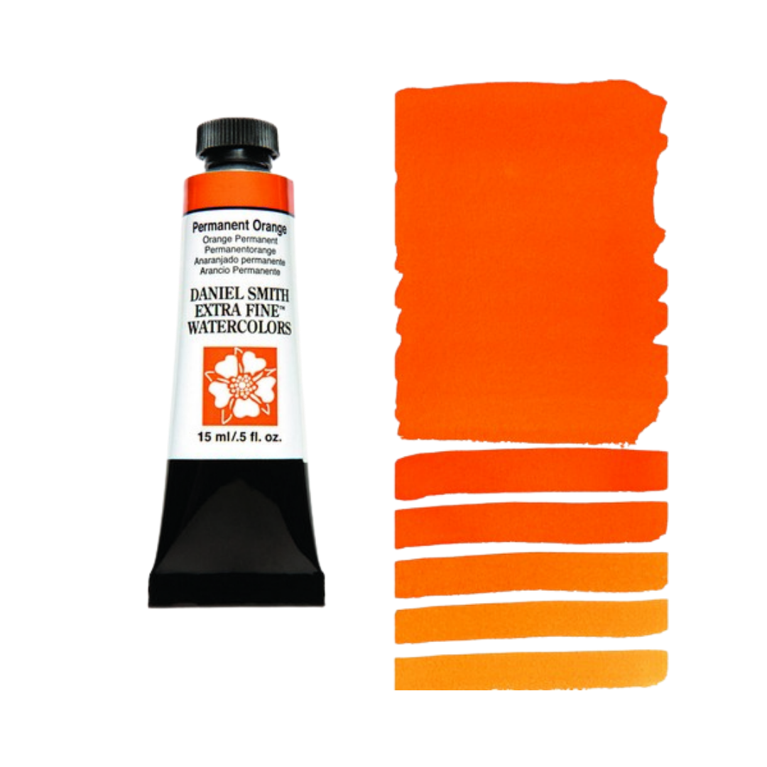 Daniel Smith Extra Fine Watercolor — Permanent Orange