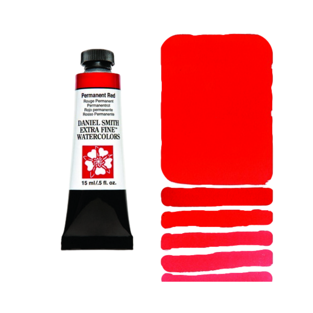 Daniel Smith Extra Fine Watercolor — Permanent Red