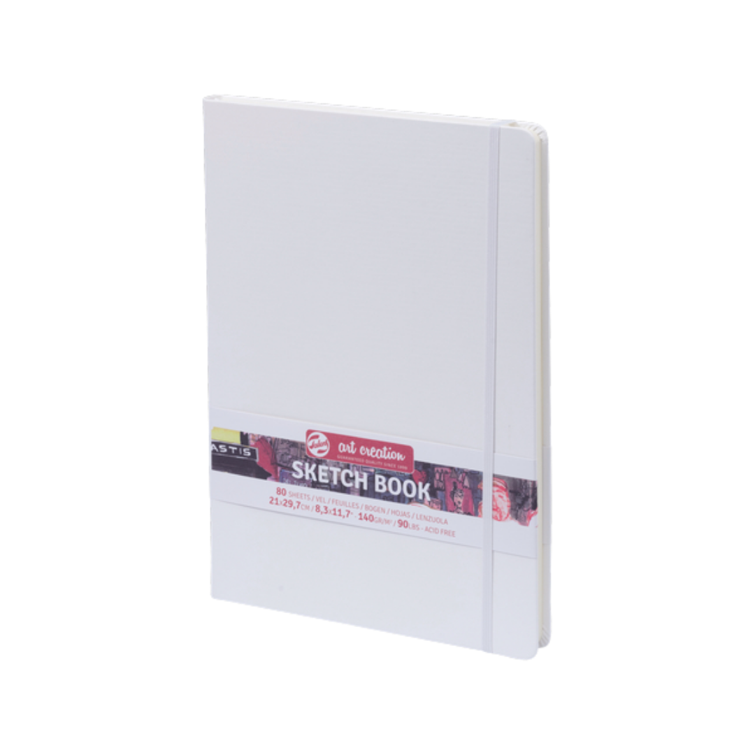 Talens Art Creation Sketchbook —  White, 8.27 × 11.69 in