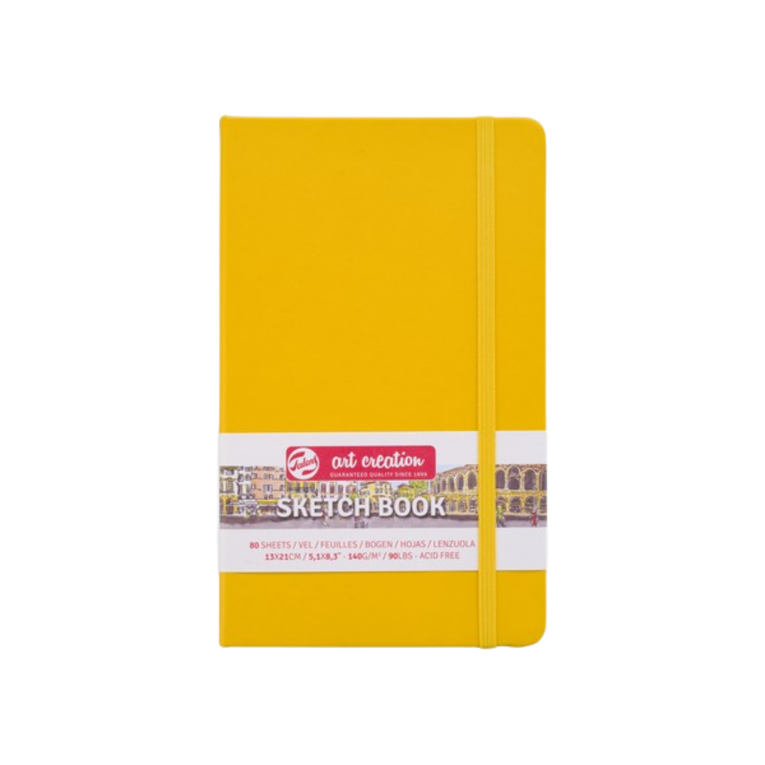 Talens Art Creation Sketchbook — Golden Yellow, 5.11 × 8.27 in