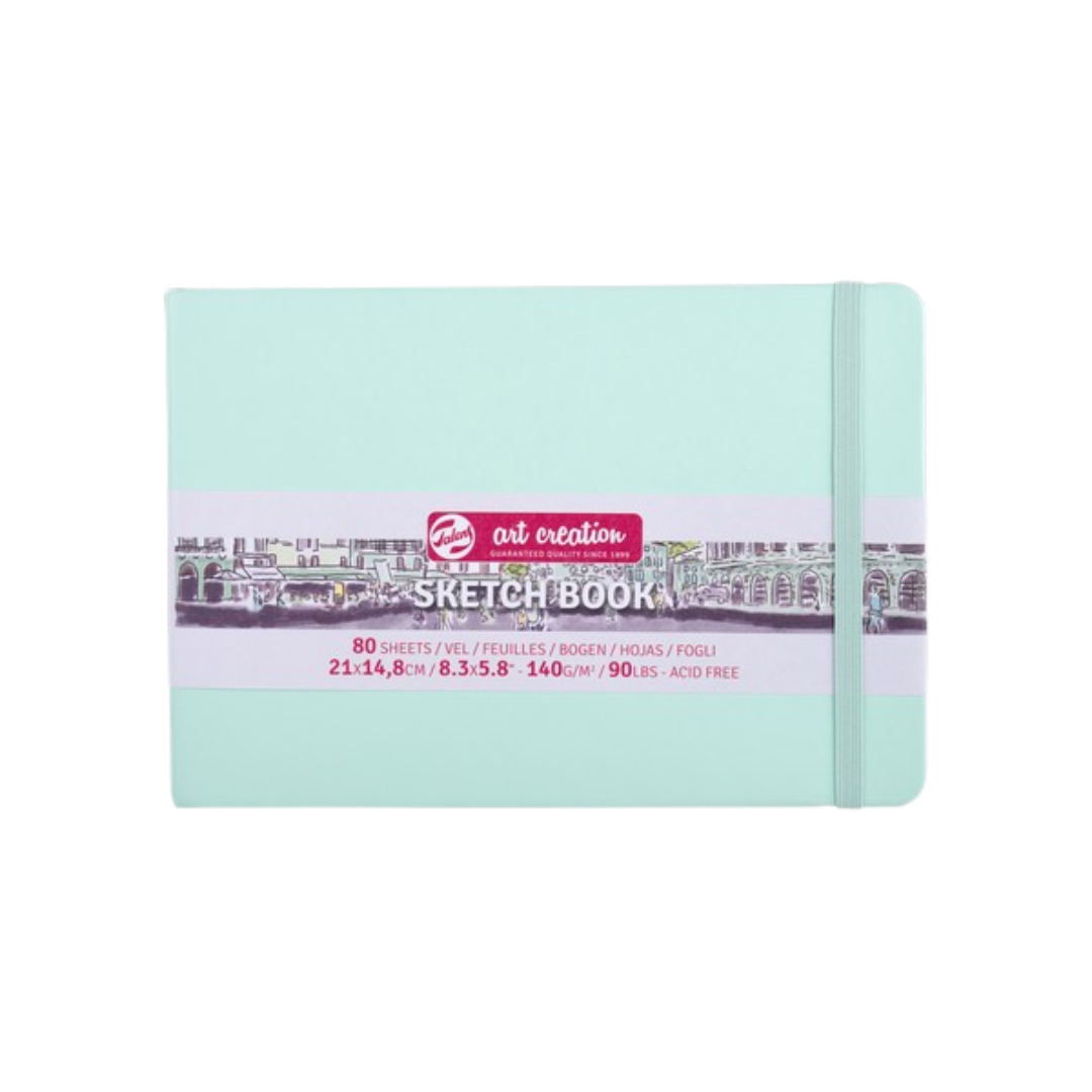 Talens Art Creation Sketchbook — Fresh Mint, 8.27 × 5.83 in