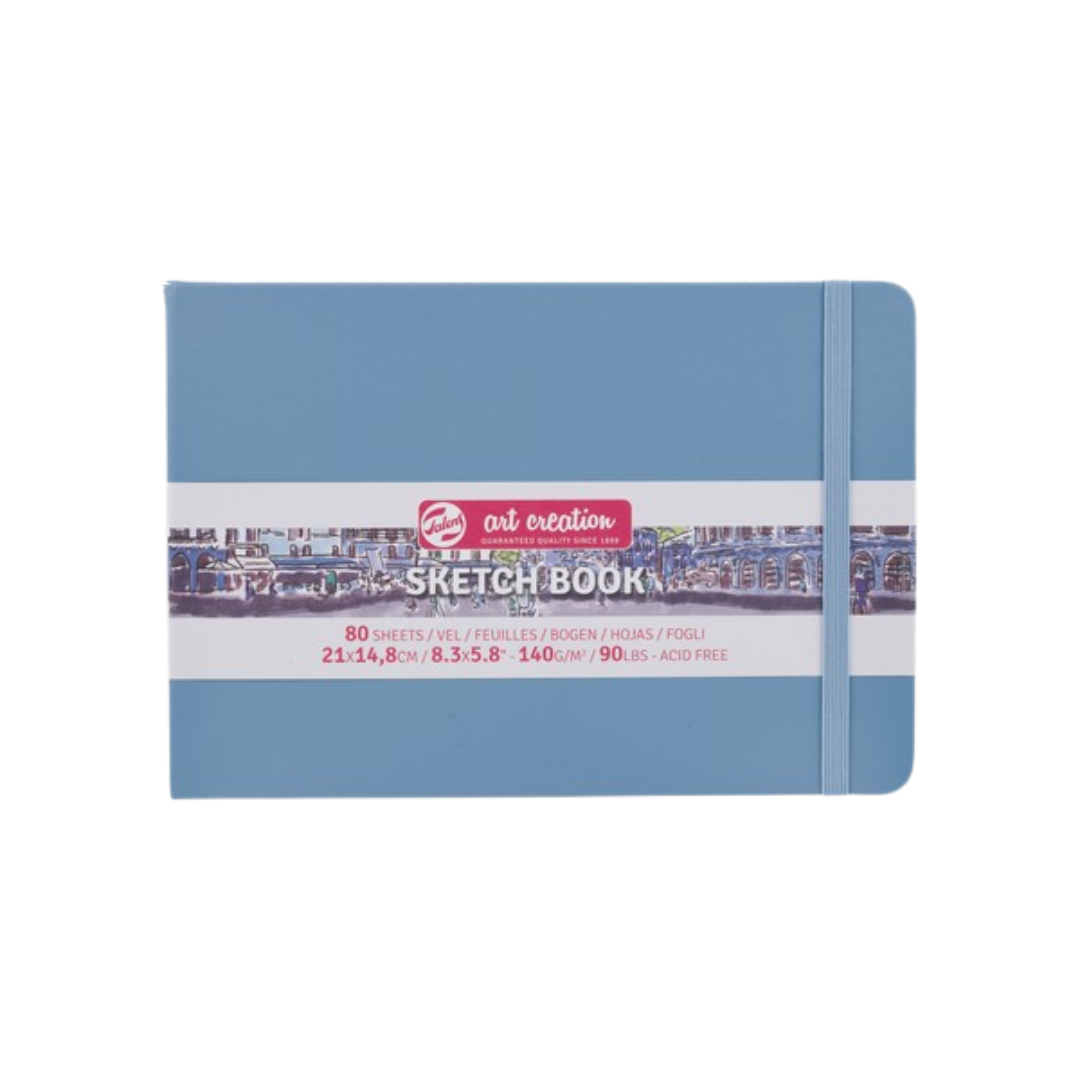 Talens Art Creation Sketchbook — Lake Blue, 8.27 × 5.83 in