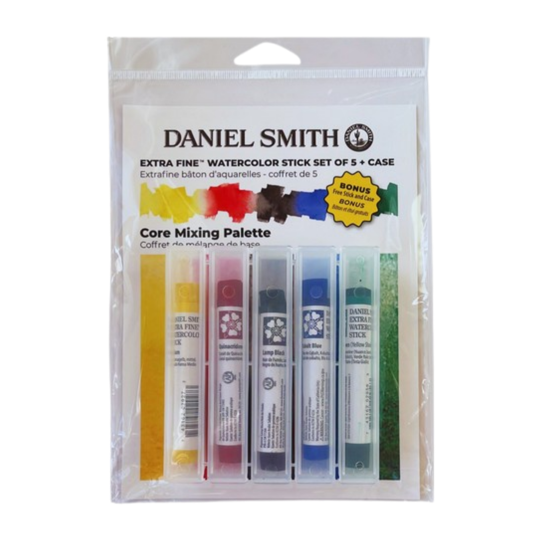 Daniel Smith Extra Fine Watercolor Stick – 5 Piece Core Mixing Set