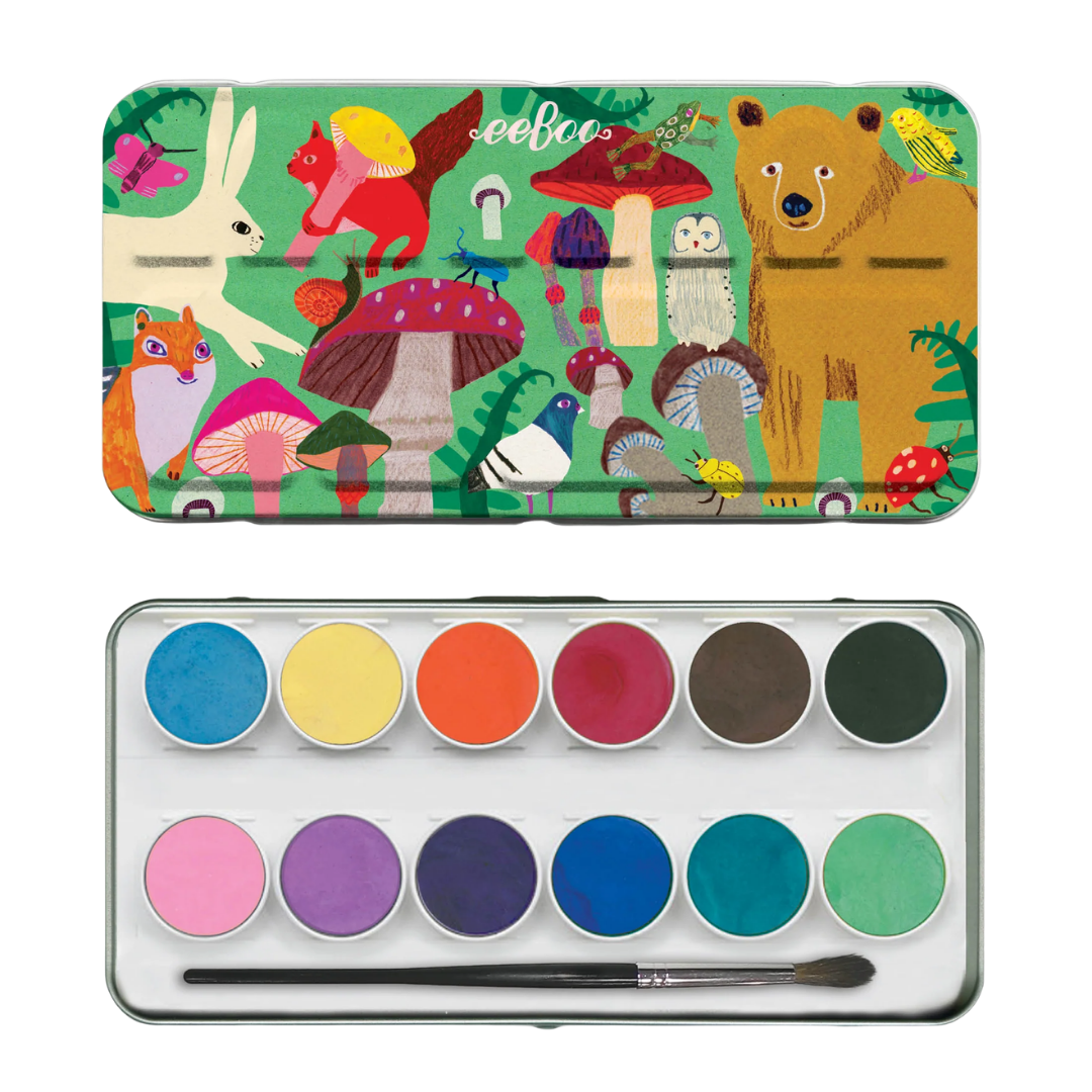 Mushroom Watercolor Set