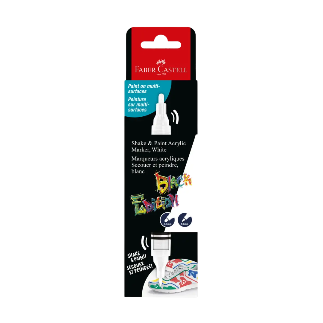 Shake & Paint Acrylic Markers - White (1 ct)