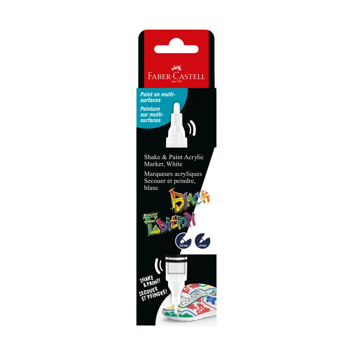 Shake & Paint Acrylic Markers - White (1 ct)