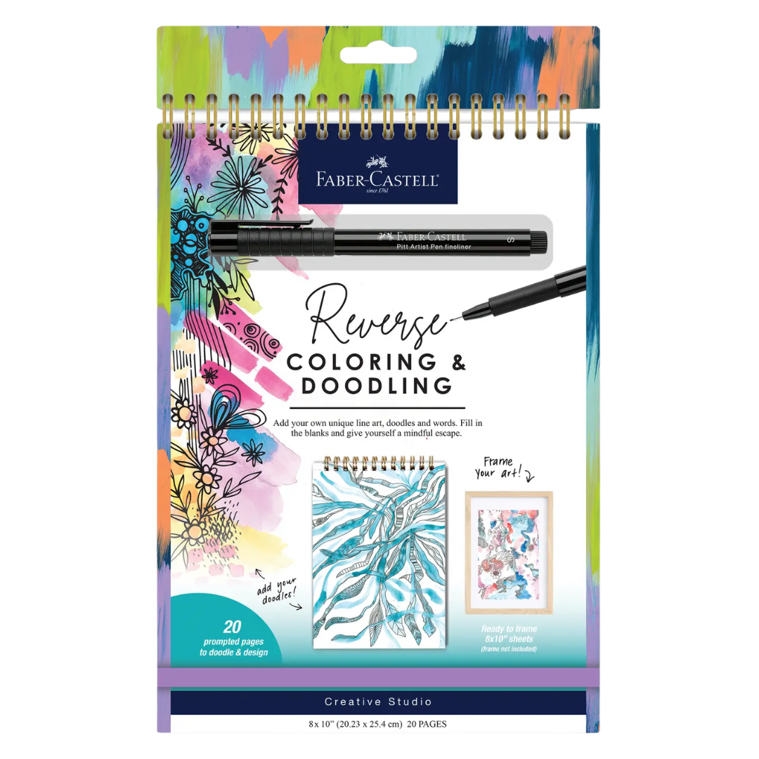 Reverse Coloring & Doodling Book