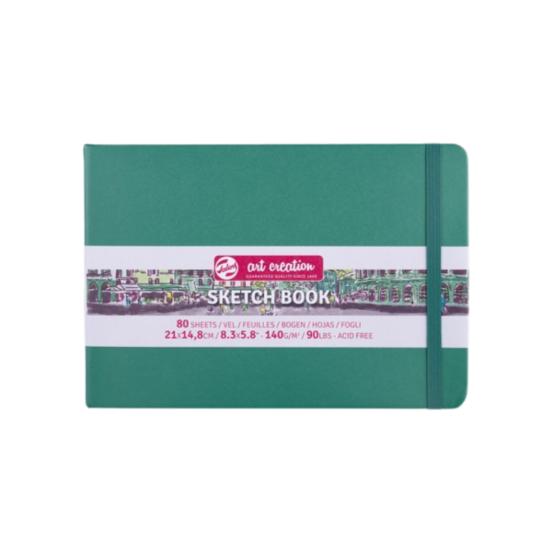 Talens Art Creation Sketchbook —  Forest Green, 8.27 × 5.83