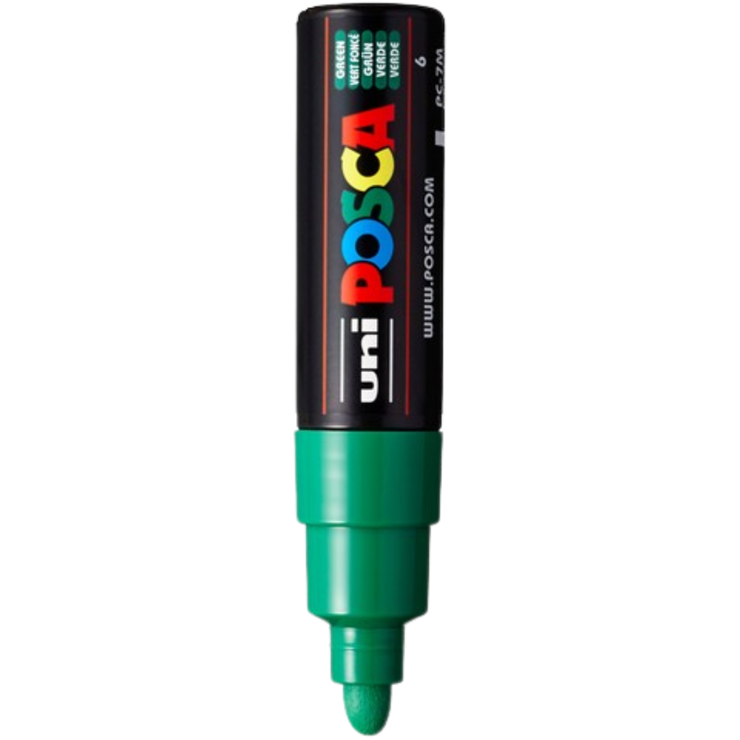 Posca PC-7M Paint Marker Broad Bullet Tip - Green