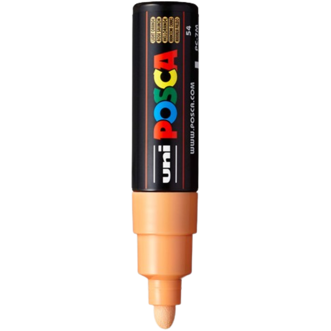 Posca PC-7M Paint Marker Broad Bullet Tip - Light Orange