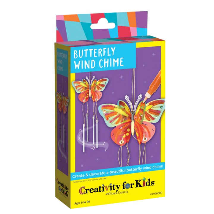 Butterfly Wind Chime Mini Kit - Diy Craft Kit For Kids